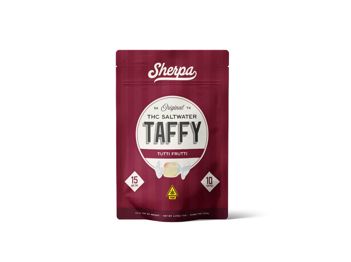 Sherpa THC Saltwater Taffy 15MG