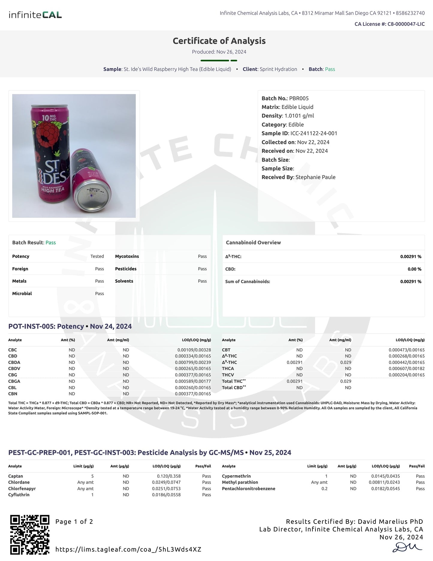 THC Drinks 10mg
