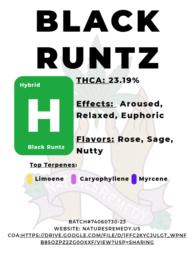 Black Runtz (batch#74060730-23)
