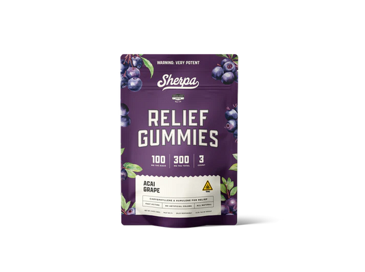 Sherpa Relief Gummies (3ct) (batch#AG100126)