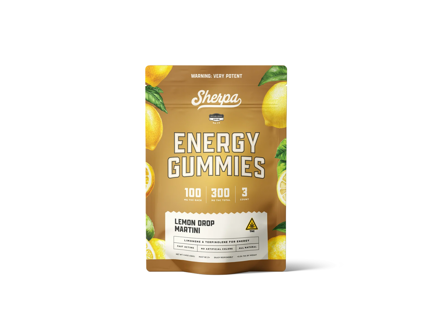Sherpa Energy Gummies (3ct) (batch#LDM100126)