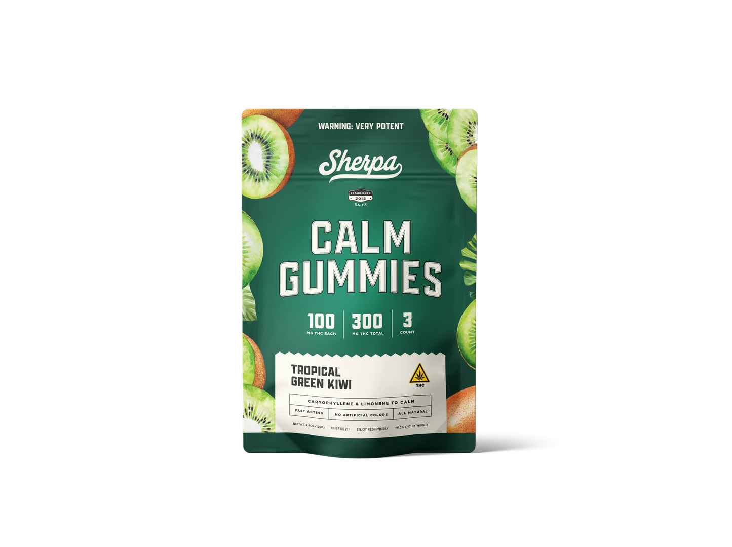 Sherpa Calm Gummies (3ct) (batch#TCK100126)