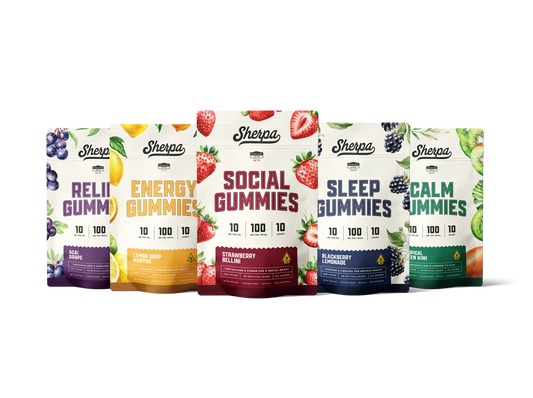 Sherpa 10mg Gummies: 10ct Bag