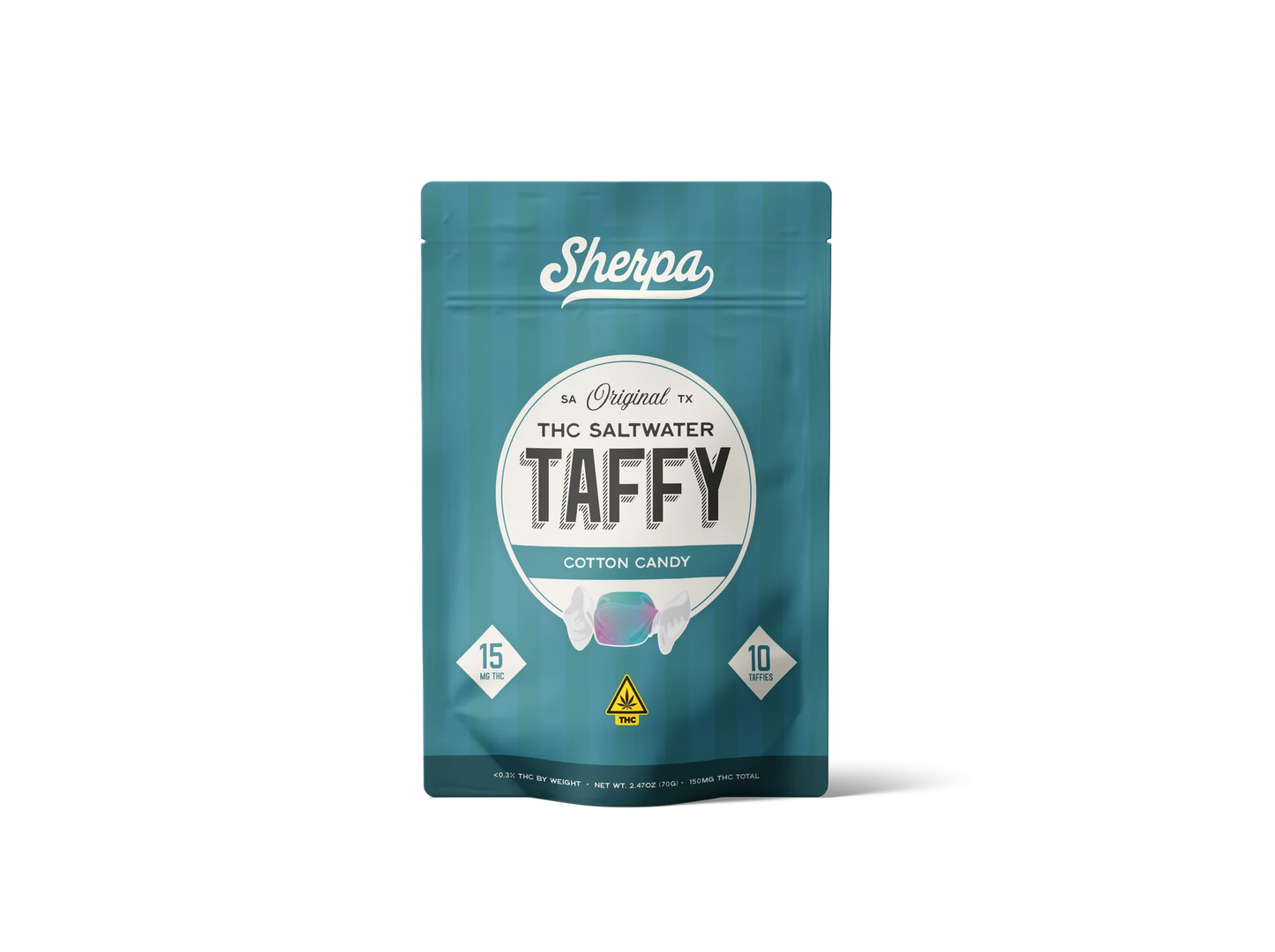 Sherpa THC Saltwater Taffy 15MG