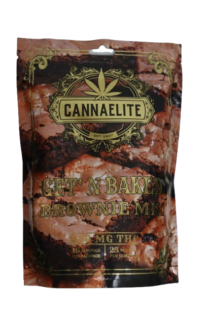 Cannaelite Get N Baked brownie Mix 400mg (Batch# SA-260219-77219)