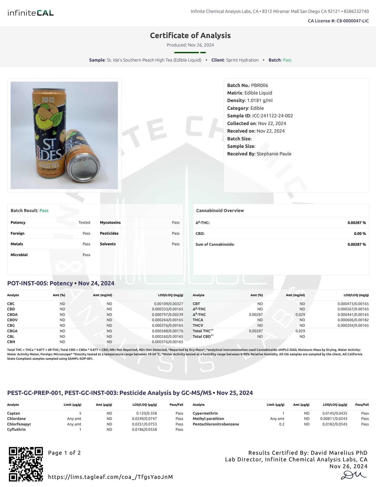THC Drinks 10mg