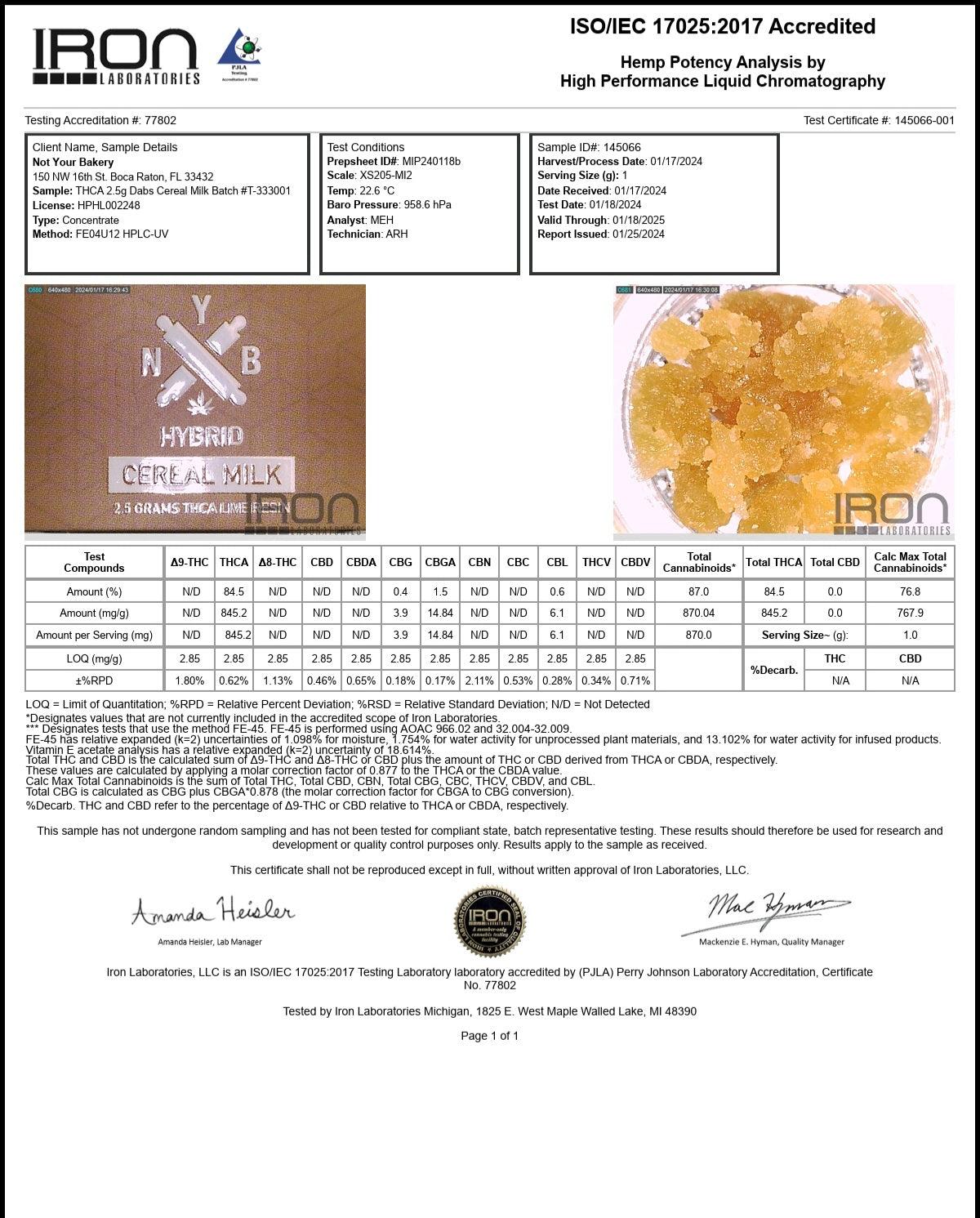 NYB Live Resin 2.5G